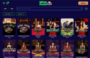 live games spin panda