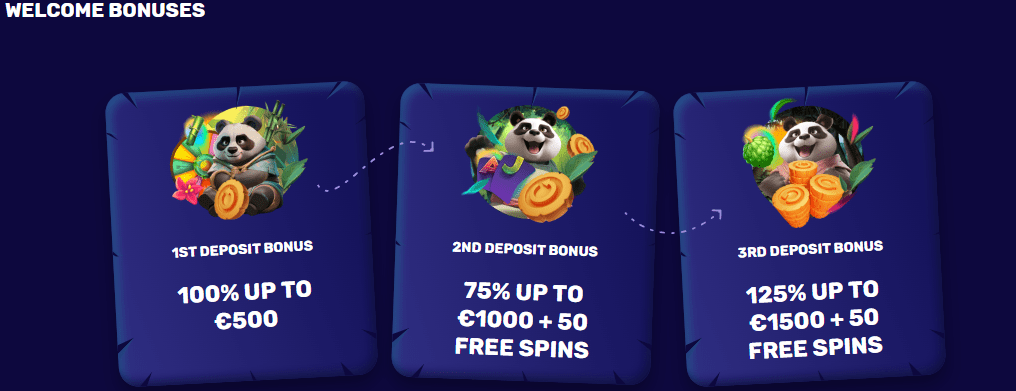 Panda Spin casino online login